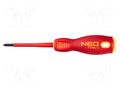 Screwdriver; insulated; PlusMinus PH-type; PH1/SL; 80mm; 1kVAC NEO TOOLS NEO-04-218