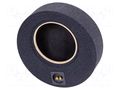 Car loudspeaker enclosure; MDF; black melange; 250m; 15l BASSER OBGL.KOLO.03