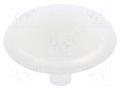 Stopper; H: 12mm; push-in; Flange dia: 12mm; white; 055002600003 ESSENTRA ESS-10060704