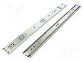 Ball guide; zinc plated steel; L: 500mm; 40kg; silent closing GTV Poland GTV-PK-L-H45-500-B