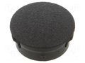 Stopper; H: 6.4mm; push-in,snap-fastener; Flange dia: 13.5mm ESSENTRA ESS-10021156
