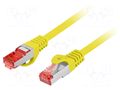 Patch cord; S/FTP; Cat: 6; RJ45 plug,both sides; stranded; Cu; 2m LANBERG PCF6-10CU-0200-Y