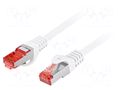 Patch cord; S/FTP; Cat: 6; RJ45 plug,both sides; stranded; Cu; 20m LANBERG PCF6-10CU-2000-W