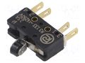 Microswitch SNAP ACTION; 2.5A/250VAC; 0.3A/220VDC; ON-(ON); IP40 PROMET WLK-37