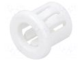 Grommet; Ømount.hole: 9.5mm; Øhole: 6.4mm; white; UL94V-2; H: 10.3mm ESSENTRA ESS-10362709