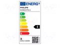LED lamp; warm white; G9; 230VAC; 300lm; P: 2.7W; 320°; 2700K PHILIPS 929003791102