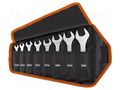 Wrench-set; spanner; carbon steel; thin,double-sided; 8pcs; 3mm NEO TOOLS NEO-09-860