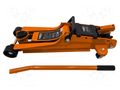Hydraulic floor jack; 2500kg; Hmin: 85m; Hmax: 385mm; steel NEO TOOLS NEO-11-733