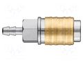 Quick connection coupling; brass; Application: for compressor NEO TOOLS NEO-12-620
