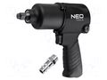 Wrench; pneumatic; 720Nm; Mounting: 1/2" NEO TOOLS NEO-14-500