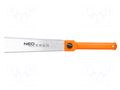 Saw; double-sided,japanese,manual; wood; 7teeth/inch; 250mm NEO TOOLS NEO-44-612