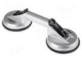 Suction lifter; double; glass; aluminium; 120mm; 100kg NEO TOOLS NEO-56-802