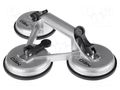 Suction lifter; triple; glass; aluminium; 120mm; 150kg NEO TOOLS NEO-56-803