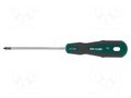 Screwdriver: standard; Pozidriv®; PZ2; SOFT-TOUCH; 150mm PROLINE PRE-ZR10174