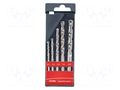 Drill set; for concrete; plastic box; 4mm,5mm,6mm,8mm,10mm PROLINE PRE-73705