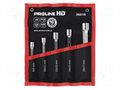 Wrench-set; tubular; Chrom-vanadium steel; HD; double-sided PROLINE PRE-36215