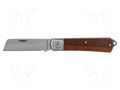 Knife; straight; universal; 75mm; Material: stainless steel PROLINE PRE-30095