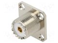 Connector: UHF (SO-239); socket; female; straight; soldering; PS HONGKONG XINYA ELECTRONICS CO.,LTD R-807