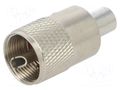 Connector: UHF (SO-239); plug; male; straight; soldering,twist-on HONGKONG XINYA ELECTRONICS CO.,LTD R-813-RG58