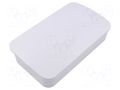 Enclosure: multipurpose; X: 125mm; Y: 210mm; Z: 55mm; OB; ASA; white TAKACHI TKC-OB13-21-6W