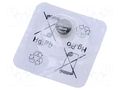 Battery: silver; coin,R521,SR63; 1.55V; non-rechargeable; 1pcs. MAXELL BAT-SR521SW/MX