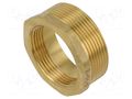 Splice terminal: adapter; male-female,reductive; brass CW617N GEBO 241-38BR
