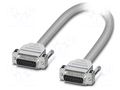 Cable; D-Sub 15pin socket,both sides; PVC; Len: 1m; grey; Core: Cu PHOENIX CONTACT 2305444