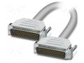 Cable; D-Sub 50pin plug,both sides; PVC; Len: 1m; grey; Core: Cu PHOENIX CONTACT 2305693
