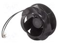 Fan: EC; axial; 230VAC; Ø294mm; 2100m3/h; ball; 2900rpm; IP55; black EBM-PAPST R3G280-RR04-I1