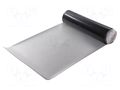 Mat: bench; ESD; grey; L: 10m; Width: 0.8m; Thick: 2mm; rubber; 130°C RT WORK RBT-200/0.8