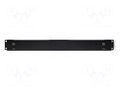 Patch panel; black; Number of ports: 12; RJ45 socket x12; RACK QOLTEC QOLTEC-54478