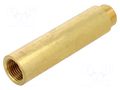 Splice terminal: extension; male-female,round; 100mm; BR GEBO 500-100-04BR