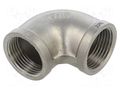 Splice terminal: 90° elbow; female-female; max.10.5bar; G316 GEBO 6090-100