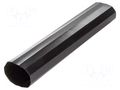 Heat shrink sleeve; glued; 175mm; L: 1m; black; Temp: -15÷125°C RADPOL RDK-175/90X1