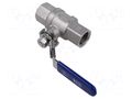 Ball valve; max.65bar@<100°C; 1.4408 stainless steel; G316 GEBO 604-012
