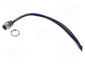 Connector: M12; socket; female; 16A; 63V; PIN: 4; IP67; straight LUTRONIC 1220-04L-T16CW-02M
