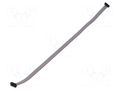 Ribbon cable with IDC connectors; IDC,both sides; 241.3mm; 9.5" SAMTEC FFSD05D095001N