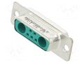 Complete D-Sub plugs DA7W2SA00LF AMPHENOL COMMUNICATIONS SOLUTIONS DA7W2SA00LF