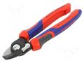 Pliers; side,cutting; return spring; 165mm KNIPEX KNP.9522165
