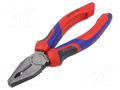 Pliers; universal; 160mm; for bending, gripping and cutting KNIPEX KNP.0302160