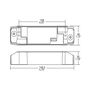 3-38W CC LED 300-1050mA 10-54V, DIP-SWITCH, PUSH-SWITCH, DALI2, AM, TCI 127490