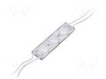 LED; white; 6500K; 1.08W; 165lm; IP66; 165°; No.of diodes: 3; 2835 POS PROLED-3W-SLIM