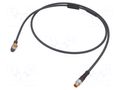 Cable: for sensors/automation; M8; PIN: 3; 1m; plug; 30VDC; 4A; IP67 LUMBERG AUTOMATION LUMBERG-43679