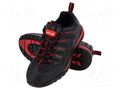 Shoes; Size: 44; black-red; leather,fabric; with metal toecap LAHTI PRO LAHTI-L3040244
