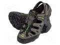 Sandals; Size: 45; grey-black; knitwear,PU LAHTI PRO LAHTI-L3060745