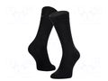 Work socks; Size: 43-46; black; thin; 3pcs. LAHTI PRO LAHTI-L3090143