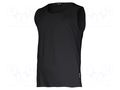 Sleeveless t-shirt; Size: XXXL; black; 160g/m2 LAHTI PRO LAHTI-L4022006