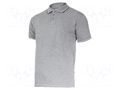 Polo shirt; Size: XXXL; grey; 190g/m2 LAHTI PRO LAHTI-L4031106