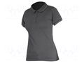 Polo shirt; Size: M; grey; women's; 190g/m2 LAHTI PRO LAHTI-L4031502