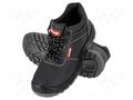 Boots; Size: 45; black; leather; slip; with metal toecap LAHTI PRO LAHTI-LPTOMG45